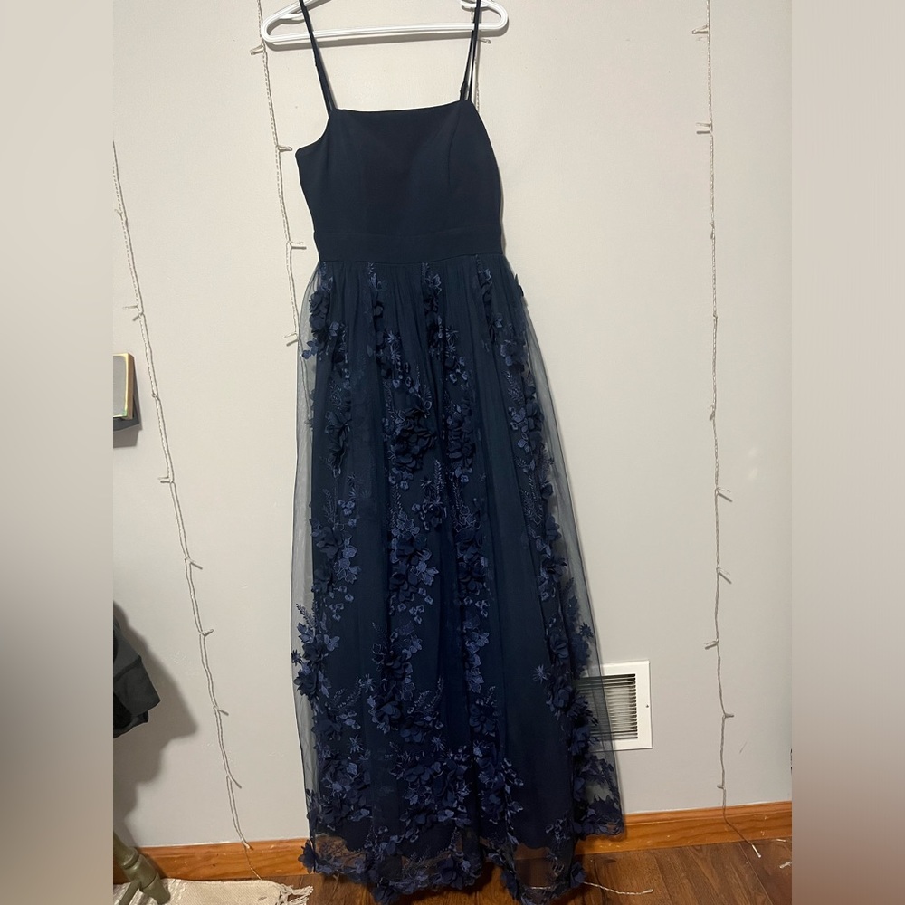 Trixxi navy blue prom dress size 9